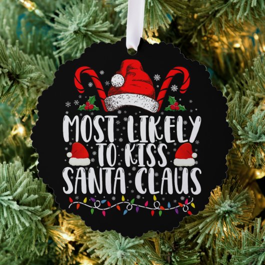 Am wahrscheinlichsten ist es, die Weihnachtsfamili Ornament Karte (Insitu (Baum))
