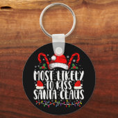 Am wahrscheinlichsten ist es, die Weihnachtsfamili Schlüsselanhänger (Vorderseite)