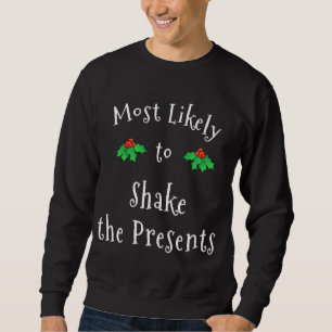 Am wahrscheinlichsten ist es, die Weihnachtsfamili Sweatshirt