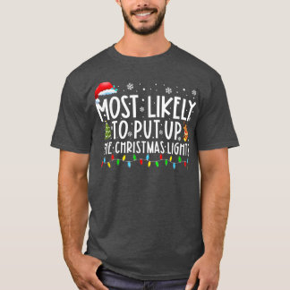 Am wahrscheinlichsten ist es, die Weihnachtslichte T-Shirt