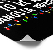 Am wahrscheinlichsten ist es, ein Gangsta Wrapper Poster (Ecke)