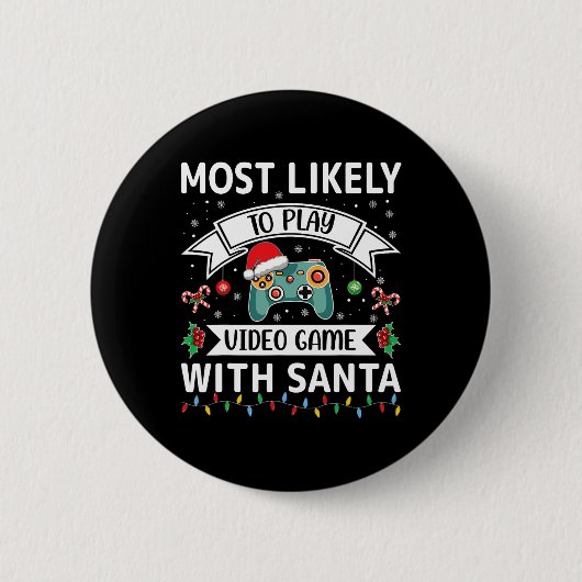 Am wahrscheinlichsten ist es, mit dem Weihnachtsma Button (Vorderseite)