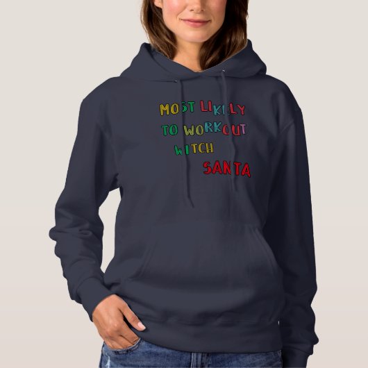 Am wahrscheinlichsten ist es, mit dem Weihnachtsma Hoodie (Vorderseite)