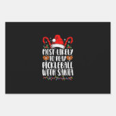 Am wahrscheinlichsten ist es, Pickleball mit der F Geschenkpapier Set (Vorderseite)