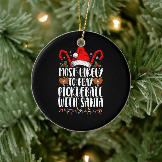 Am wahrscheinlichsten ist es, Pickleball mit der F Keramik Ornament (Baum)