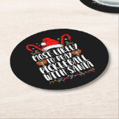 Am wahrscheinlichsten ist es, Pickleball mit der F Runder Pappuntersetzer (Angewinkelt)