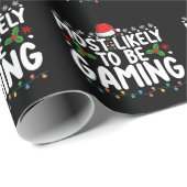 Am wahrscheinlichsten ist es, Videospiele-Gamer zu Geschenkpapier (Rolleneckpunkt)