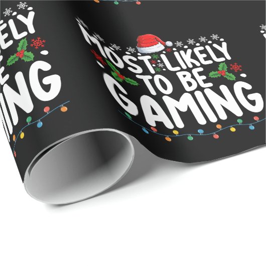 Am wahrscheinlichsten ist es, Videospiele-Gamer zu Geschenkpapier (Rolleneckpunkt)