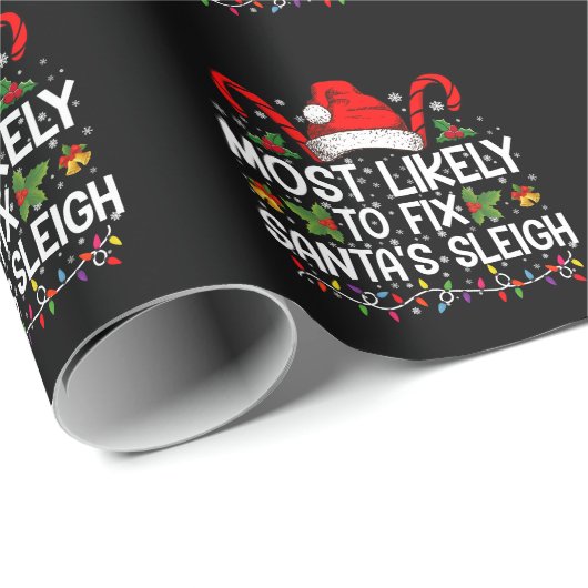 Am wahrscheinlichsten ist es, Weihnachten in der S Geschenkpapier (Rolleneckpunkt)