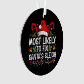 Am wahrscheinlichsten ist es, Weihnachten in der S Ornament (Vorderseite)