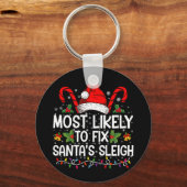 Am wahrscheinlichsten ist es, Weihnachten in der S Schlüsselanhänger (Vorderseite)