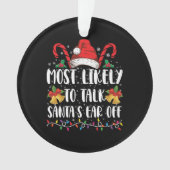 Am wahrscheinlichsten ist es, Weihnachten von Weih Ornament (Vorderseite)