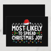 Am wahrscheinlichsten ist es, Weihnachtsfeiertag z Einladung (Vorne/Hinten)