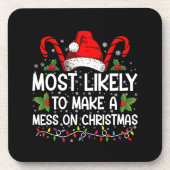 Am wahrscheinlichsten ist es, zu Weihnachten ein C Getränkeuntersetzer (Vorderseite)