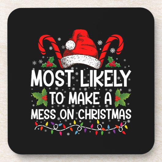 Am wahrscheinlichsten ist es, zu Weihnachten ein C Getränkeuntersetzer (Vorderseite)