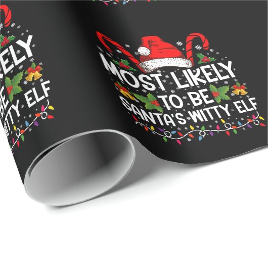 Am wahrscheinlichsten ist Weihnachten des Weihnach Geschenkpapier (Rolleneckpunkt)