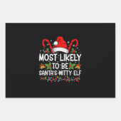 Am wahrscheinlichsten ist Weihnachten des Weihnach Geschenkpapier Set (Vorderseite)