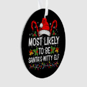 Am wahrscheinlichsten ist Weihnachten des Weihnach Ornament (Vorderseite)