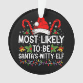 Am wahrscheinlichsten ist Weihnachten des Weihnach Ornament (Vorderseite)