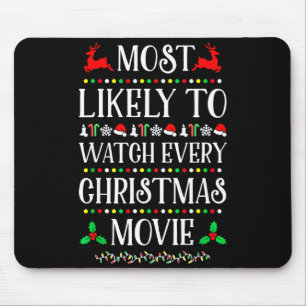 Am Wahrscheinlichsten Jeden Weihnachtsfilm Weihnac Mousepad