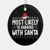 Am wahrscheinlichsten Karaoke mit Weihnachten Keramik Ornament (Links)