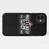 Am wahrscheinlichsten klettert die Weihnachtsbaumf Case-Mate iPhone Hülle (Rückseite (Horizontal))
