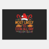 Am wahrscheinlichsten kochen den ganzen Erntedank Geschenkpapier Set (Vorderseite)