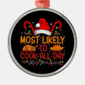 Am wahrscheinlichsten kochen den ganzen Erntedank Ornament Aus Metall (Vorne)