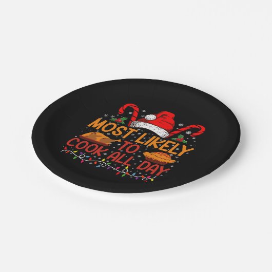 Am wahrscheinlichsten kochen den ganzen Erntedank  Pappteller (Schrägansicht)