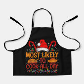 Am wahrscheinlichsten kochen den ganzen Erntedank  Schürze (Vorderseite)