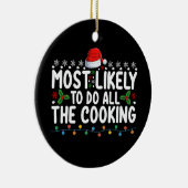 Am wahrscheinlichsten kochen Weihnachten Urlaub ma Keramik Ornament (Rechts)