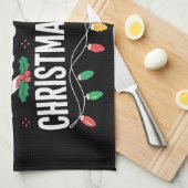 Am wahrscheinlichsten kochen Weihnachtsessen Famil Geschirrtuch (Viertel Falte)