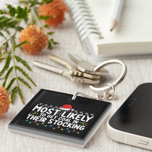 Am wahrscheinlichsten Kohle in ihren Strumpf Chris Schlüsselanhänger (Vorderseite rechts)