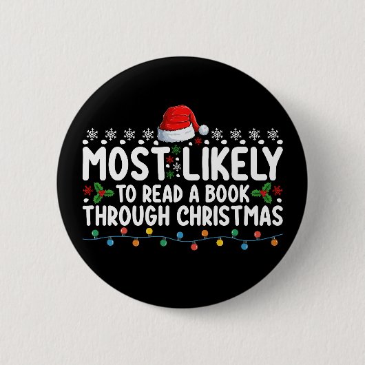 Am wahrscheinlichsten liest man ein Buch durch Wei Button (Vorderseite)