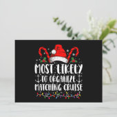 Am wahrscheinlichsten Matching Cruise organisieren Einladung (Stehend Vorderseite)