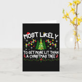 Am wahrscheinlichsten, mehr als einen Weihnachtsba Karte (Gelbe Blume)