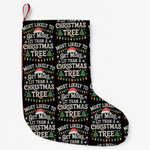 Am wahrscheinlichsten mehr angezündet als ein Weih Kleiner Weihnachtsstrumpf