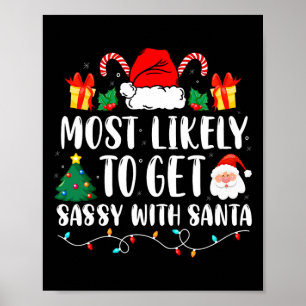 Am wahrscheinlichsten mit der Santa Fun Familie Ch Poster