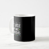Am Wahrscheinlichsten Mit Elfen Line Dance Zu Weih Kaffeetasse (Vorderseite Links)