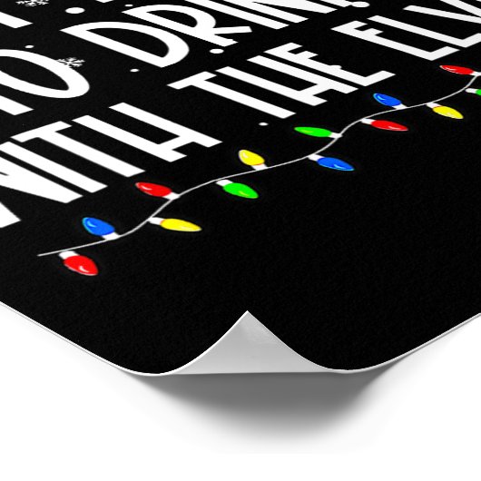 Am wahrscheinlichsten mit Elfen zu trinken Elf Fam Poster (Ecke)