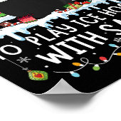 Am Wahrscheinlichsten Mit Santa Passendes Eishocke Poster (Ecke)
