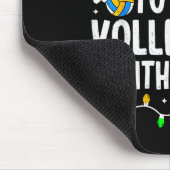 Am Wahrscheinlichsten Mit Santa Volleyball Spielt Mousepad (Ecke)