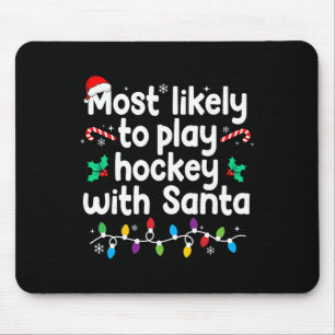 Am Wahrscheinlichsten Mit Santa Weihnachten Pa Hoc Mousepad