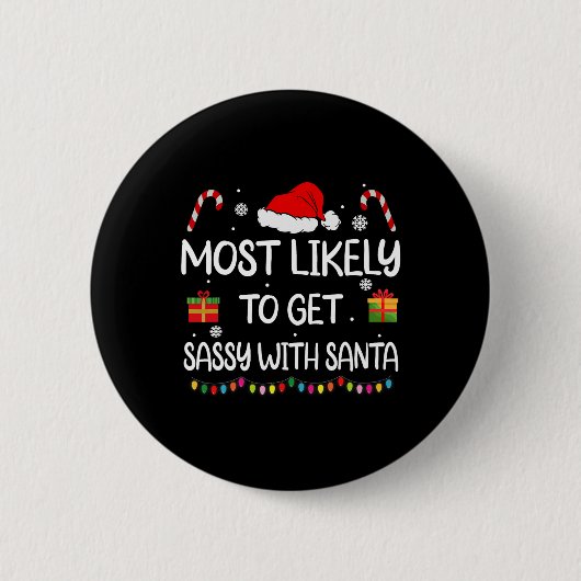 Am wahrscheinlichsten mit Weihnachten Familie Chri Button (Vorderseite)