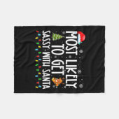 Am wahrscheinlichsten mit Weihnachten Familie Chri Fleecedecke (Vorderseite (Horizontal))