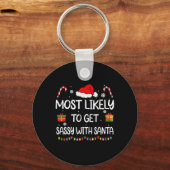 Am wahrscheinlichsten mit Weihnachten Familie Chri Schlüsselanhänger (Vorderseite)