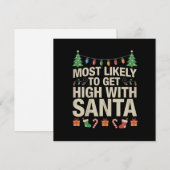 Am wahrscheinlichsten mit Weihnachts-Funny hoch zu Feiertagskarte (Vorne/Hinten)
