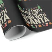 Am wahrscheinlichsten mit Weihnachts-Funny hoch zu Geschenkpapier (Rolleneckpunkt)
