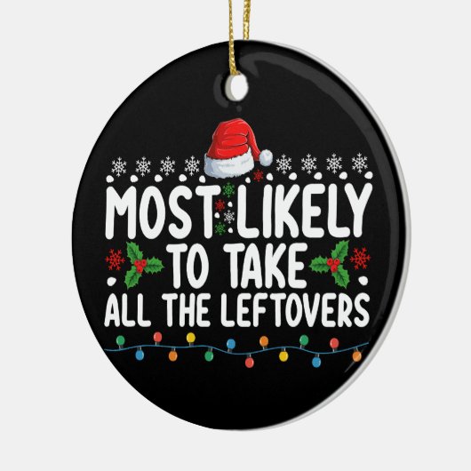 Am wahrscheinlichsten nehmen alle Leftovers Weihna Keramik Ornament (Links)