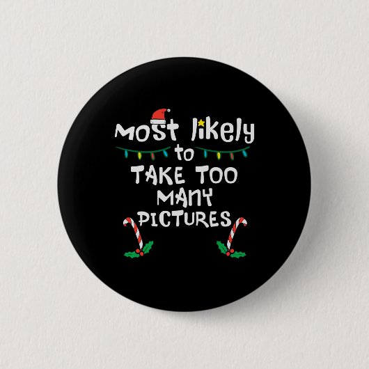 Am wahrscheinlichsten nehmen Bilder Weihnachts Wei Button (Vorderseite)